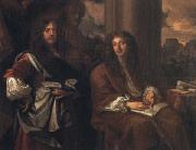 Sir Peter Lely Self-Portrait with Hugh May Sweden oil painting artist
